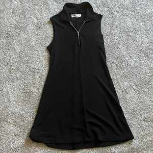 Black beach cover up/dress